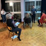 Ensaios de leituras em voz alta alta, pelo ator Manuel Coelho